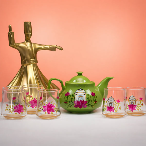Pink lotus ramadan cups (set of six)