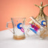 Crescent & whistle figures (set of six tea cups)