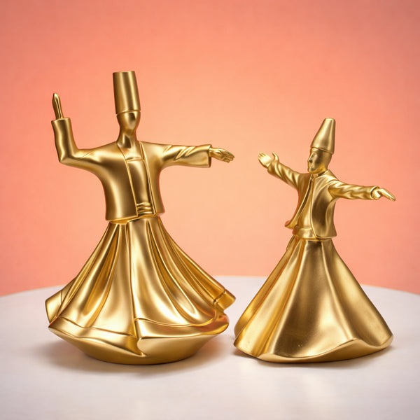 Gold dervish set of 2